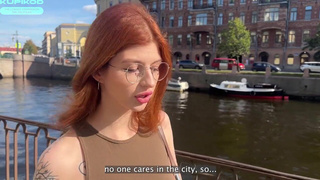 Обкончал попочку рыжей незнакомке — это я удачно съездил в Питер